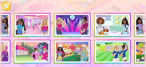 Barbie Farbkreationen Screenshot