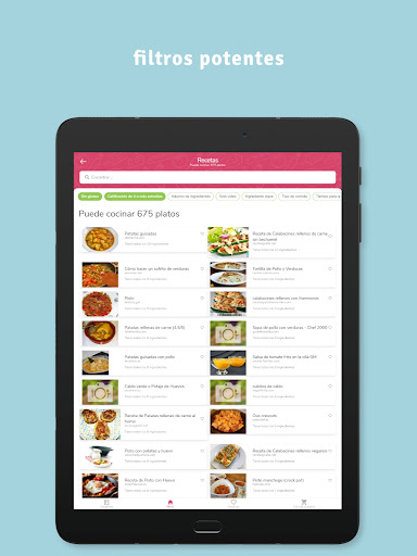 Captura de pantalla de SuperCook Generador de Recetas