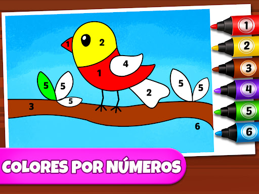 Captura de pantalla de Juegos de colorear y pintar