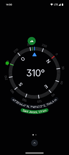 Captura de pantalla de Brújula