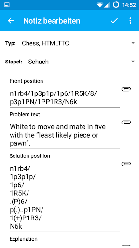AnkiDroid Karteikarten Screenshot