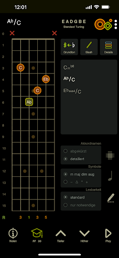 Captura de pantalla de Oolimo Guitar Chords