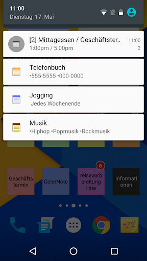 ColorNote Notepad Notizen Screenshot