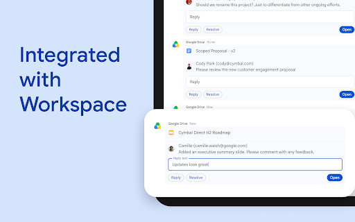 Google Chat screenshot