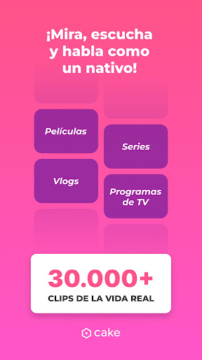 Captura de pantalla de Cake - Aprende idiomas