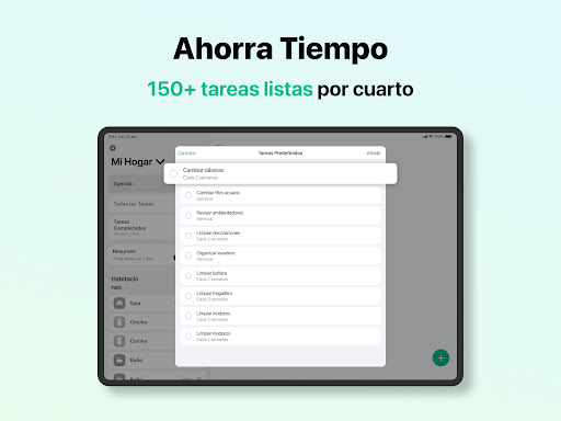 Captura de pantalla de Tareas del Hogar en Familia