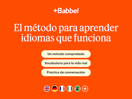 Captura de pantalla de Babbel: Aprender idiomas