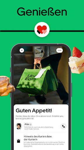 Uber Eats: Essenslieferung Screenshot