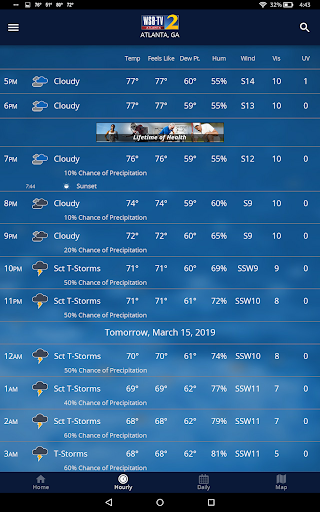 WSB-TV Weather screenshot