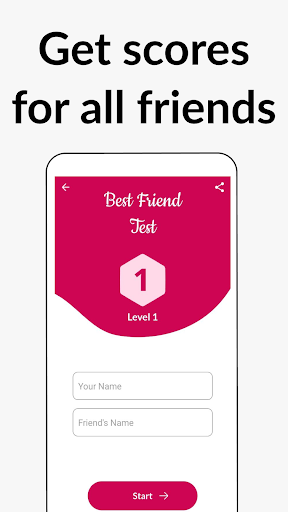 Captura de pantalla de BFF Test: Quiz Your Friends