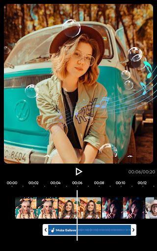 Captura de pantalla de Editor de Vídeo e Foto Música