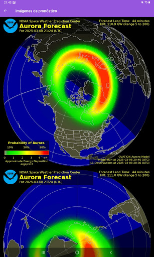 Captura de pantalla de My Aurora Forecast Pro