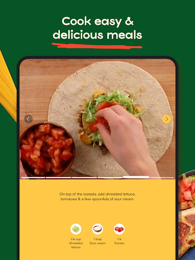 Captura de pantalla de Jow - easy recipes & groceries