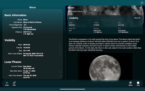 SkySafari 8 Pro screenshot