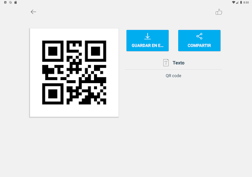Captura de pantalla de Escáner de código QR