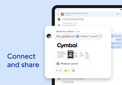 Google Chat screenshot