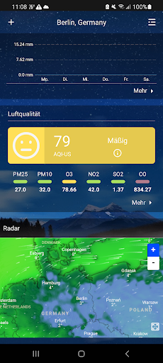 Wetter - Wetter in Echtzeit Screenshot