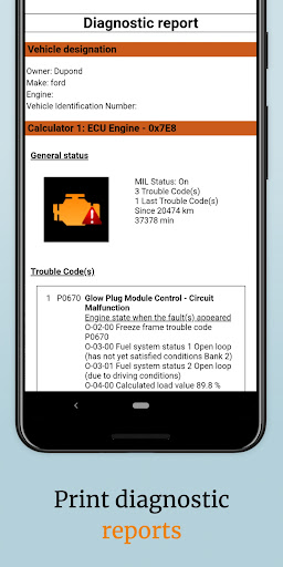 OBD2 Car Scanner - EOBD Facile screenshot
