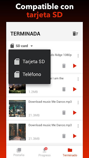 Captura de pantalla de Descargador de vídeos