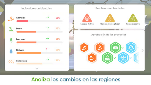 Captura de pantalla de ¡ECO inc. Sandbox del Mundo