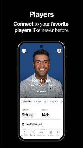 Captura de pantalla de PGA TOUR