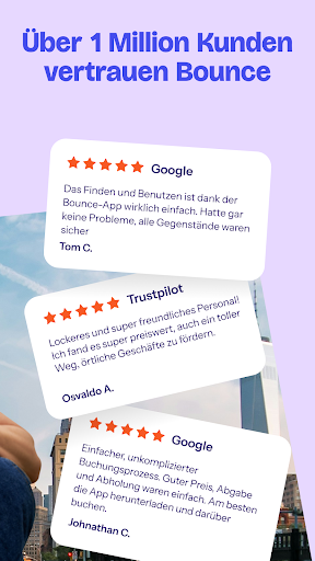 Bounce: Gepäckaufbewahrung Screenshot