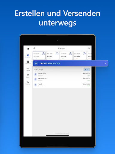 Rechnung schreiben Invoice Fly Screenshot