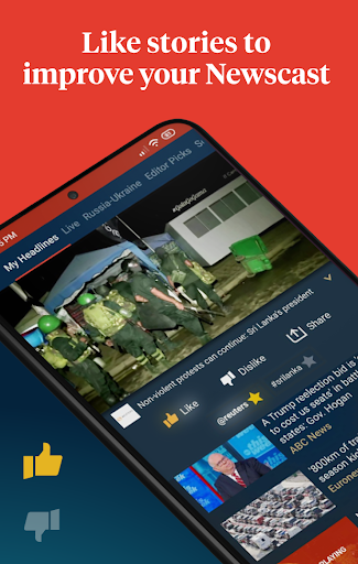 Captura de pantalla de Haystack TV News