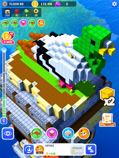 Captura de pantalla de Tower Craft－Juego de construir