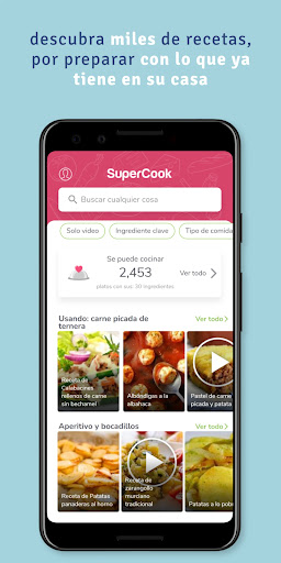 Captura de pantalla de SuperCook Generador de Recetas