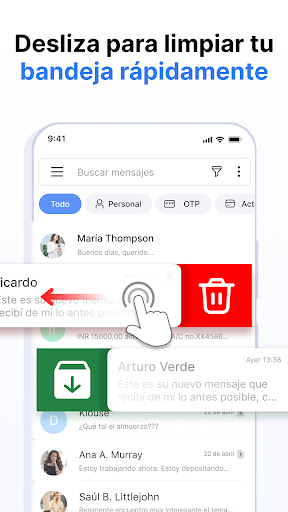 Captura de pantalla de Mensajes