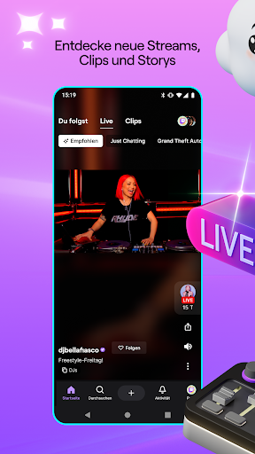 Twitch: Live-Streaming Screenshot