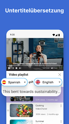 Bildschirmübersetzung Screenshot
