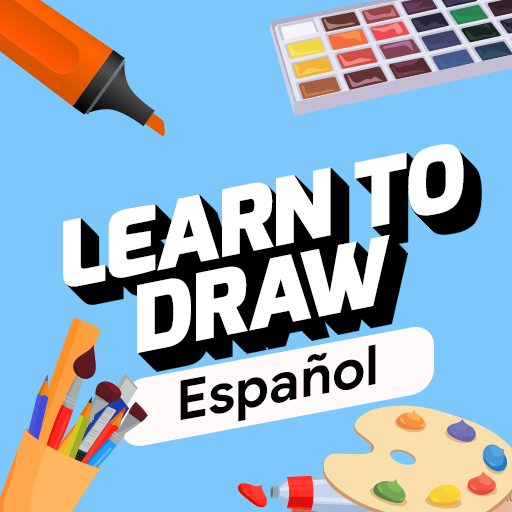 Icono de aprender a dibujar paso a paso