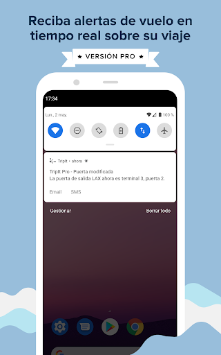 Captura de pantalla de TripIt: Planificador de viajes