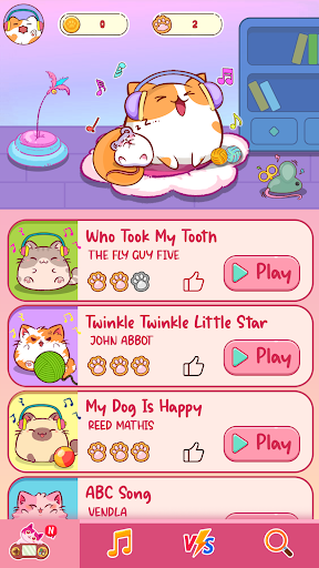 Captura de pantalla de Cat Tiles: Cute Piano Game