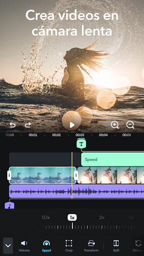 Captura de pantalla de Splice: Editor de Video y Foto