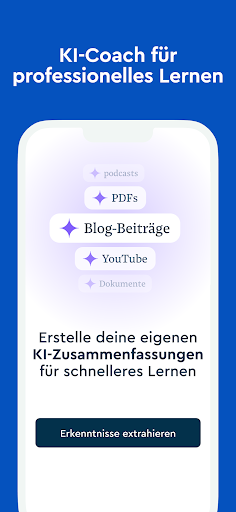 Blinkist: Buchzusammenfassung Screenshot