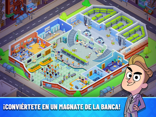 Captura de pantalla de Idle Bank Tycoon: Hazte rico