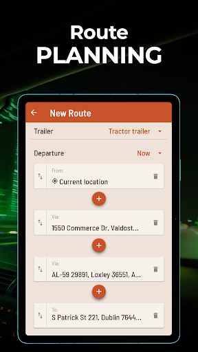 Captura de pantalla de Hammer: Truck GPS & Maps