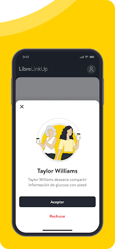 Captura de pantalla de LibreLinkUp