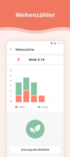 Schwangerschafts-App Screenshot