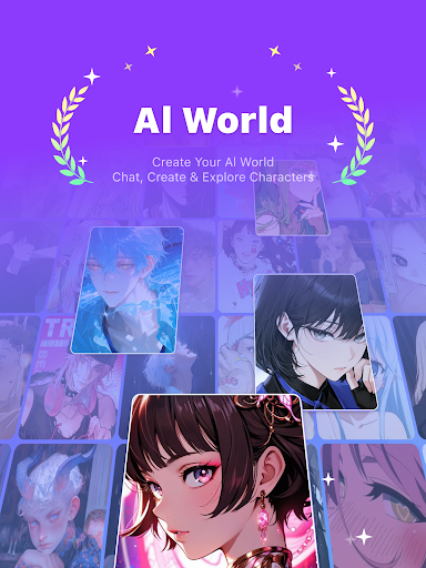 Captura de pantalla de HiWaifu: AI Friend & Waifu Hub