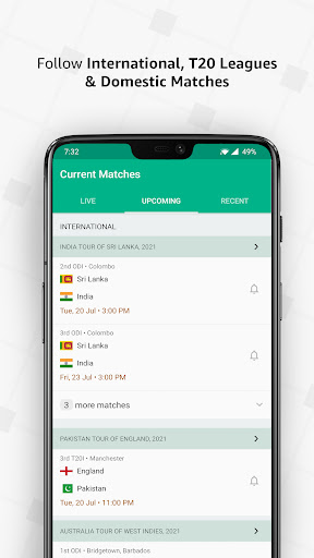 Captura de pantalla de Cricbuzz - Live Cricket Scores