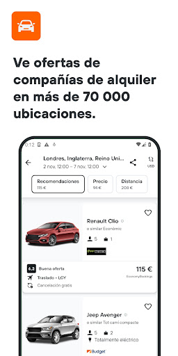 Captura de pantalla de KAYAK: Vuelos, Hoteles, Coches