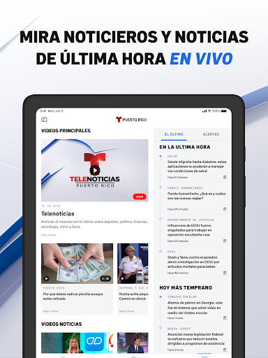 Captura de pantalla de Telemundo Puerto Rico
