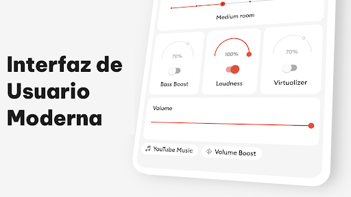 Captura de pantalla de Ecualizador: booster de graves
