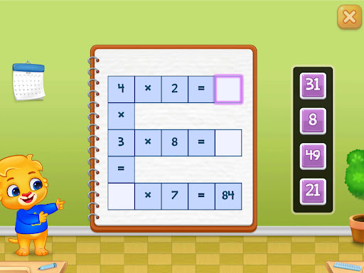 Multiplikation spiele Für 2-7 Screenshot