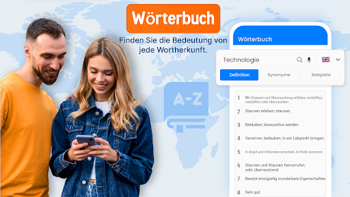 Sprachübersetzungs-App Screenshot