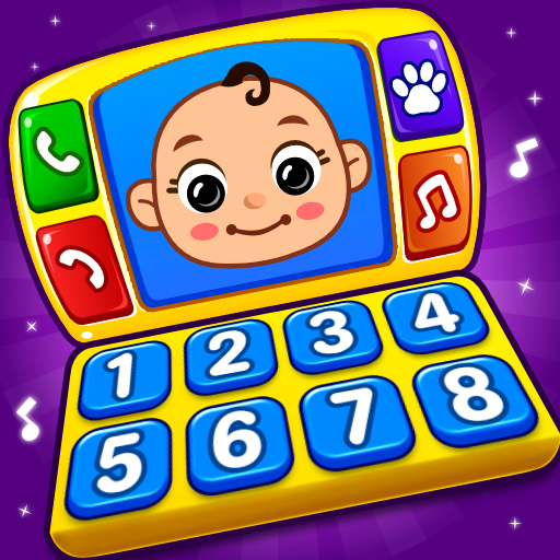 Icono de Juegos bebé: piano y teléfono